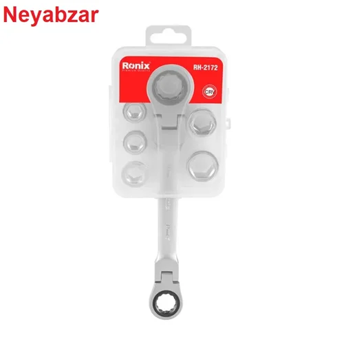 ست سری آچار جغجغه دسته تاشو RH-2172