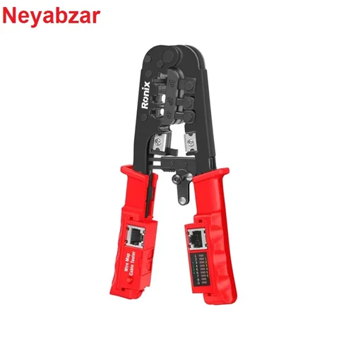 انبر سوکت زن تلفن و شبکه به همراه تستر شبکه RH-1831