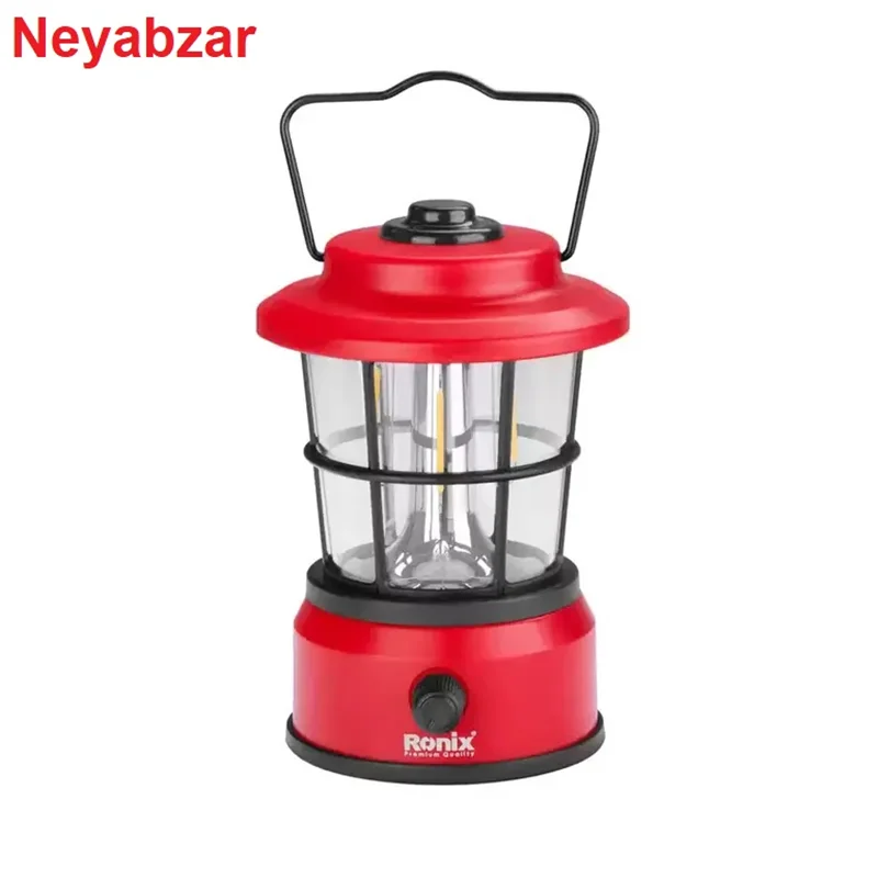 چراغ روشنایی فانوسی شارژی 280 لومن  RH-4299 رونیکس