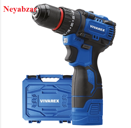 دریل شارژی ٢ باطری براشلس VR1608-BLX ویوارکس