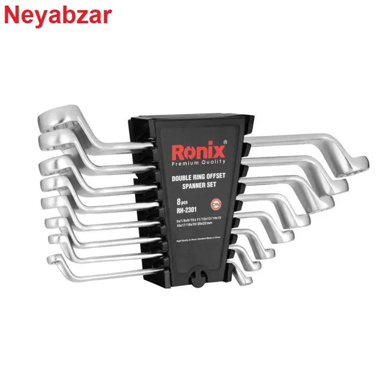 مجموعه 8 عددی آچار دو سر رینگ RH-2301