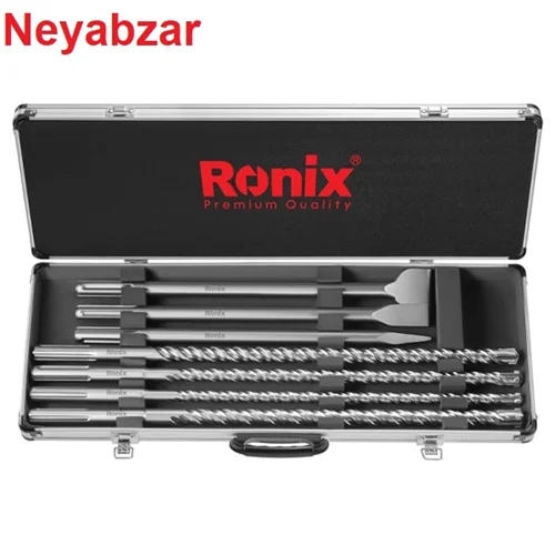 ست مته و قلم پنج شیار 7 عددی RH-5049 رونیکس