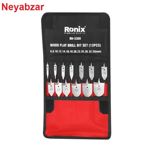 ست مته برگی 13عددی RH-5300 رونیکس