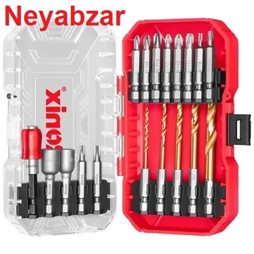 مجموعه 18 عددی مته و سری پیچ گوشتی رونیکس مدل RH-5453