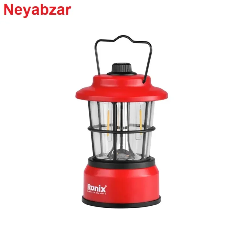 چراغ روشنایی فانوسی باطری خور 280 لومن مدل RH-4297 رونیکس