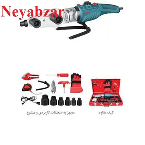 دستگاه جوش لوله سبز گوشه زن همراه با متعلقات RH-4404 رونیکس
