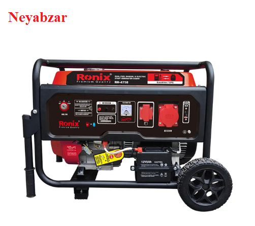 ژنراتور 5500 وات دوگانه سوز هندلی RH-4758 رونیکس