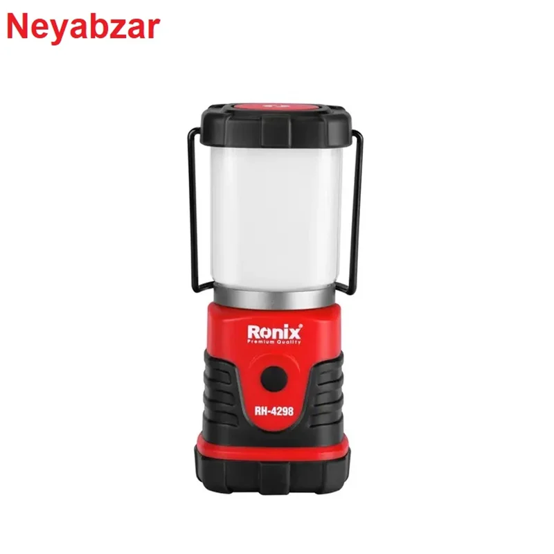 چراغ روشنایی فانوسی باتریخور 250 لومن مدل RH-4298 رونیکس