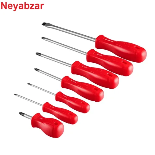 ست پیچ گوشتی دسته پلاستیکی تک رنگ RH-2705 رونیکس