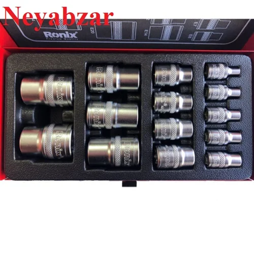 جعبه بکس ترکیبی 14 پارچه RH-2695 رونیکس